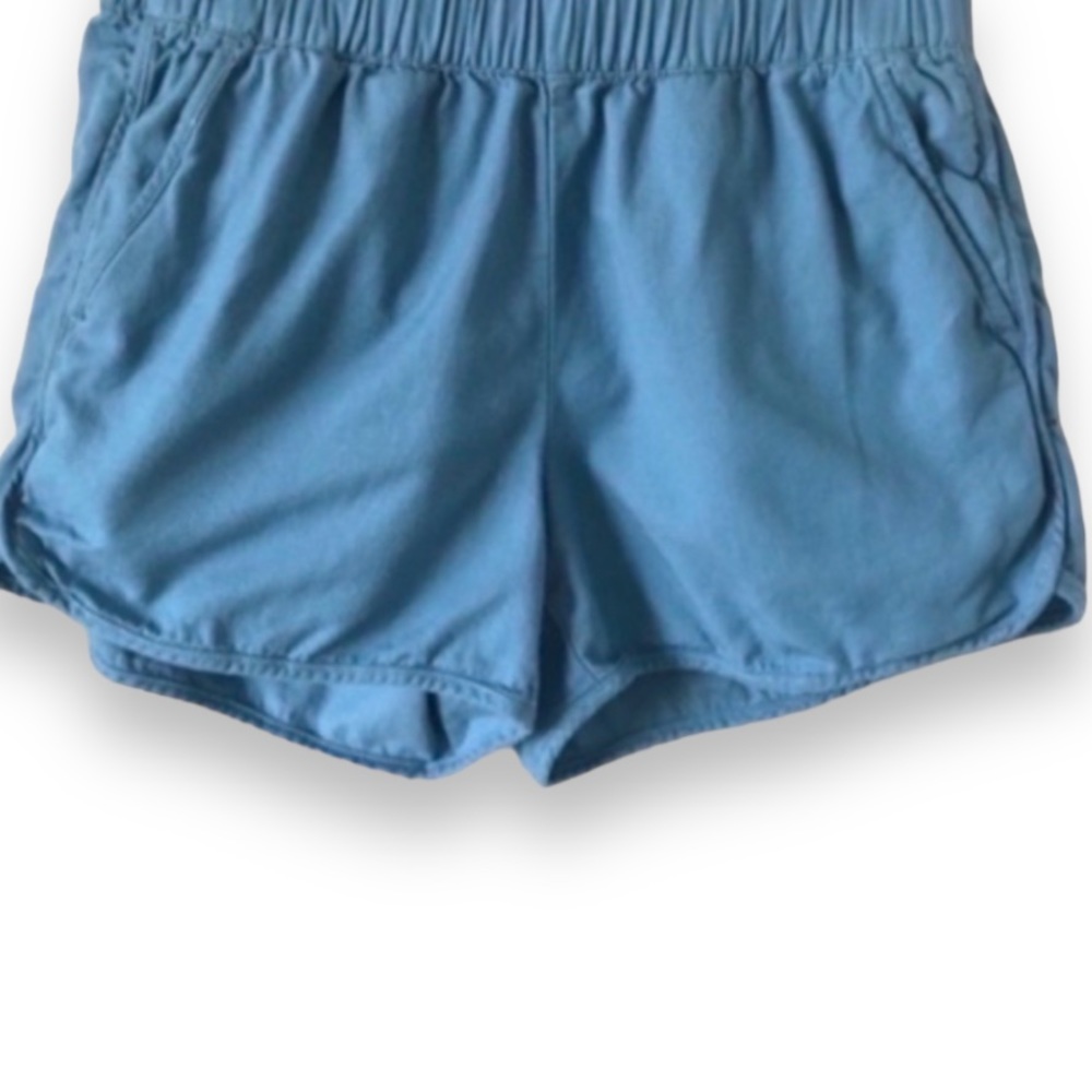 NWOT! MADEWELL H5956 Indigo Blue High Rise 3.5” Inseam Casual Pull On Shorts XS
